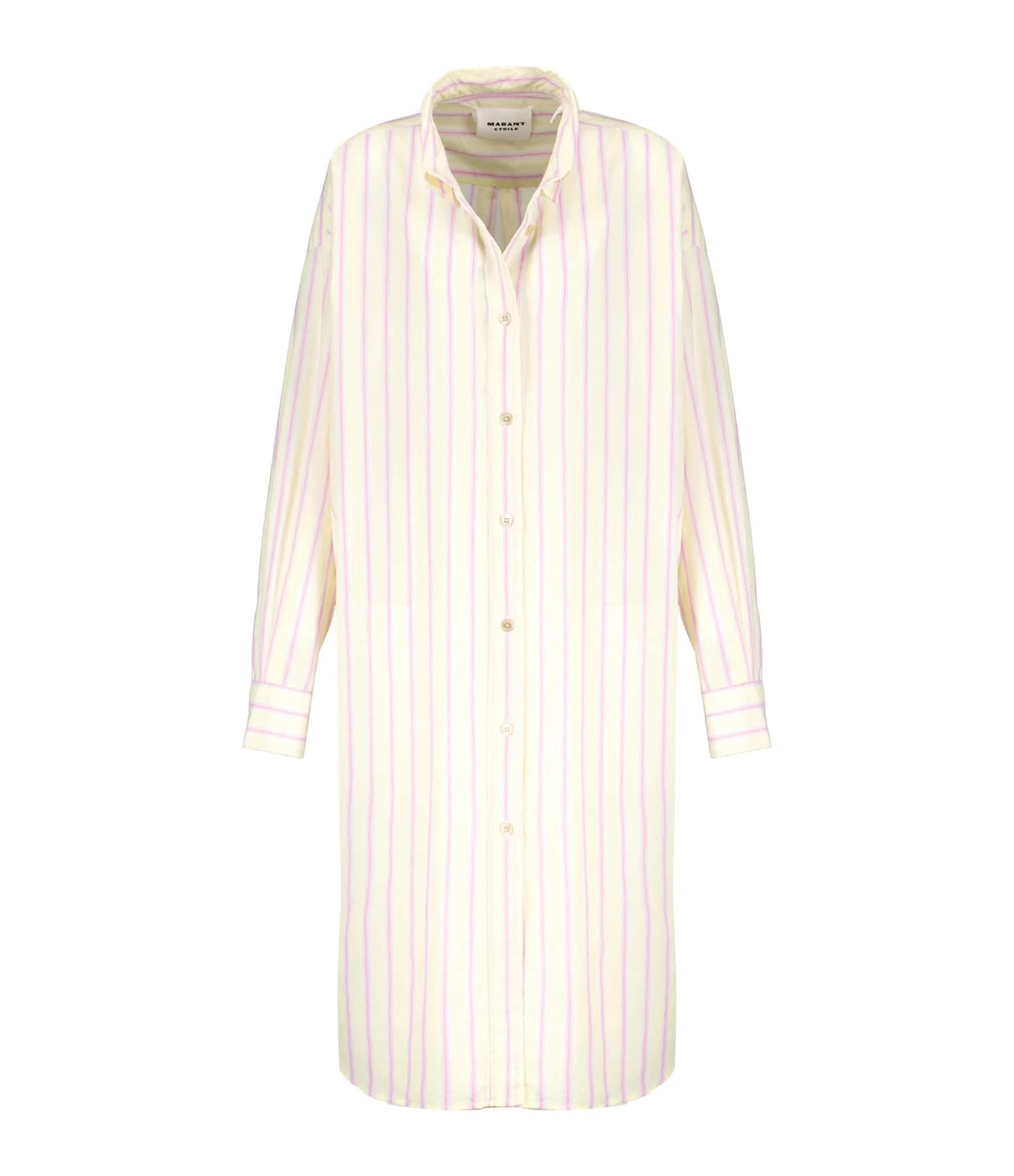MARANT ÉTOILE Robe Seen Coton Jaune Rose 3 MARANT ÉTOILE Robe Seen Coton Jaune Rose