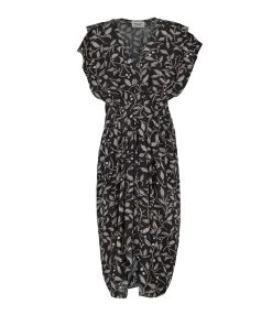 MARANT ÉTOILE Robe Mi-longue Almeya Noir