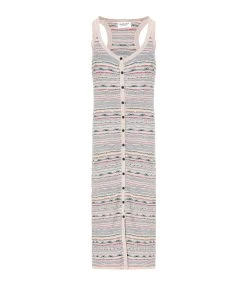 MARANT ÉTOILE Robe Longue Haro Lin Écru