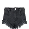 MARANT ÉTOILE Short Eneidao Coton Noir Délavé 2 MARANT ÉTOILE Short Eneidao Coton Noir Délavé -ANINE BING Boutique imare49777 pck20230113 1