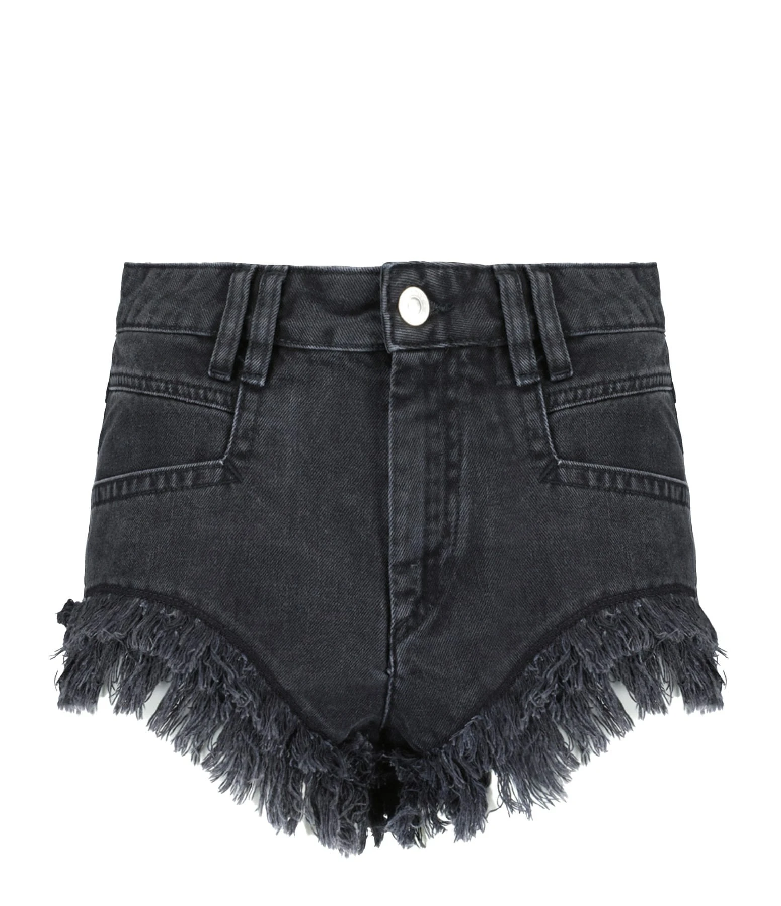 MARANT ÉTOILE Short Eneidao Coton Noir Délavé 3 MARANT ÉTOILE Short Eneidao Coton Noir Délavé