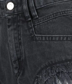 MARANT ÉTOILE Short Eneidao Coton Noir Délavé 8 MARANT ÉTOILE Short Eneidao Coton Noir Délavé -ANINE BING Boutique imare49777 pck20230113 2