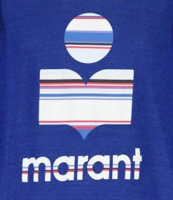 MARANT ÉTOILE Tee-shirt Kyanza Lin Indigo -ANINE BING Boutique imare49830 pck20221129 2