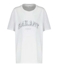 MARANT ÉTOILE Tee-shirt Honore Coton Blanc