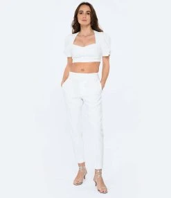 Isabel Marant Top Fania Chanvre Blanc 10 Isabel Marant Top Fania Chanvre Blanc -ANINE BING Boutique imarh look20221228 9