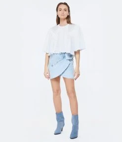 Isabel Marant Top Ogalice Ramie Blanc 12 Isabel Marant Top Ogalice Ramie Blanc -ANINE BING Boutique imarh look20230131 287