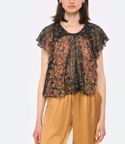 Isabel Marant Top Oriane Soie Imprimé Orange 10 Isabel Marant Top Oriane Soie Imprimé Orange -ANINE BING Boutique imarh look20230223 374