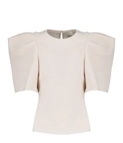 Isabel Marant Top Radia Laine Vierge Écru