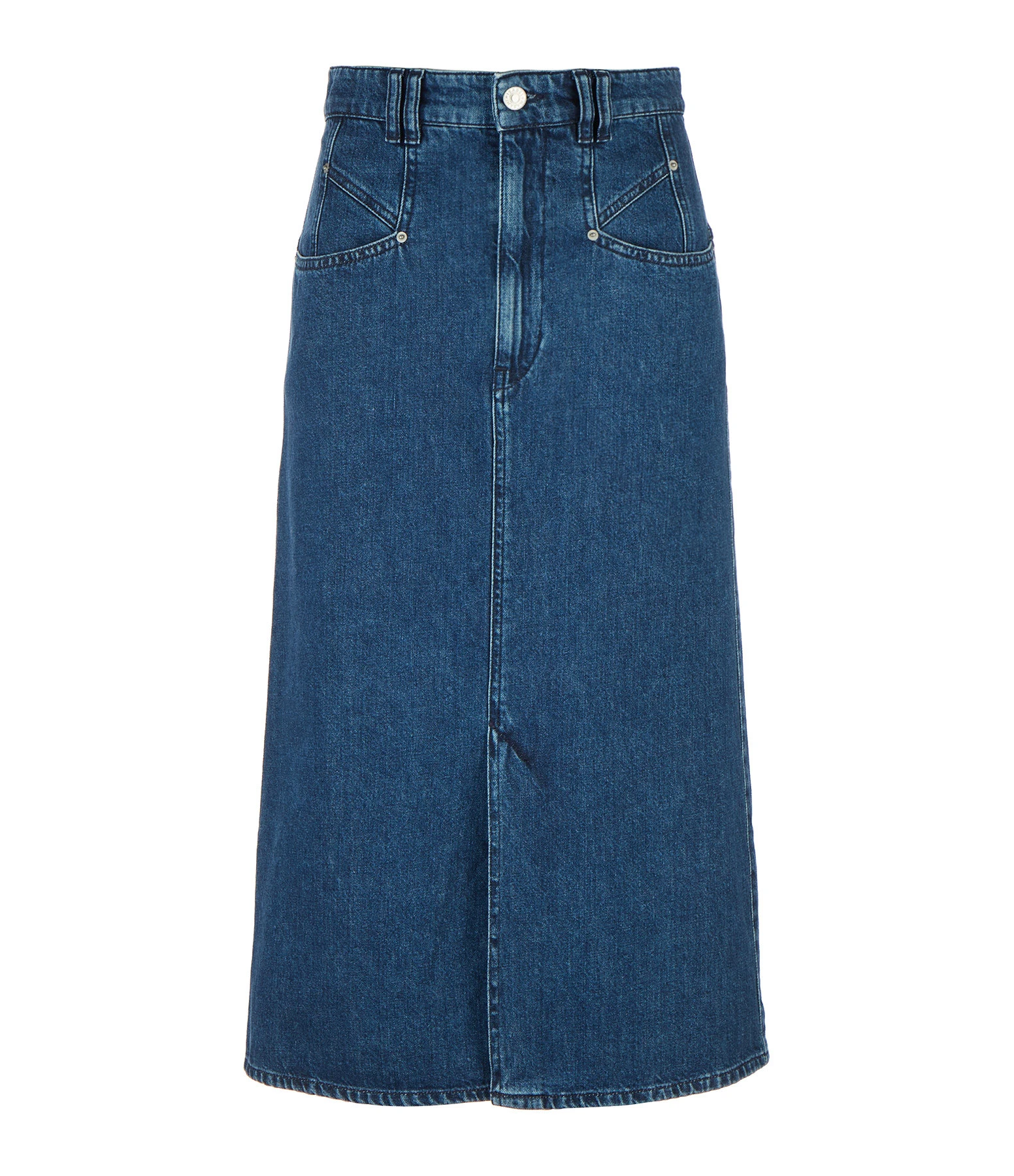 Isabel Marant Jupe Dipoma Coton Bleu Navy 3 Isabel Marant Jupe Dipoma Coton Bleu Navy