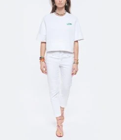 Isabel Marant Jean Niliane Denim Blanc -ANINE BING Boutique imarp look20220322 315
