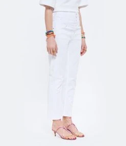 Isabel Marant Jean Niliane Denim Blanc -ANINE BING Boutique imarp look20220322 320