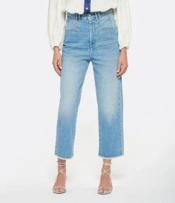 Isabel Marant Jean Dilali Coton Bleu Clair -ANINE BING Boutique imarp look20221129 16
