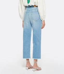 Isabel Marant Jean Dilali Coton Bleu Clair -ANINE BING Boutique imarp look20221129 18