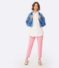 Isabel Marant Pantalon Sioliran Rose -ANINE BING Boutique imarp look20221205 735