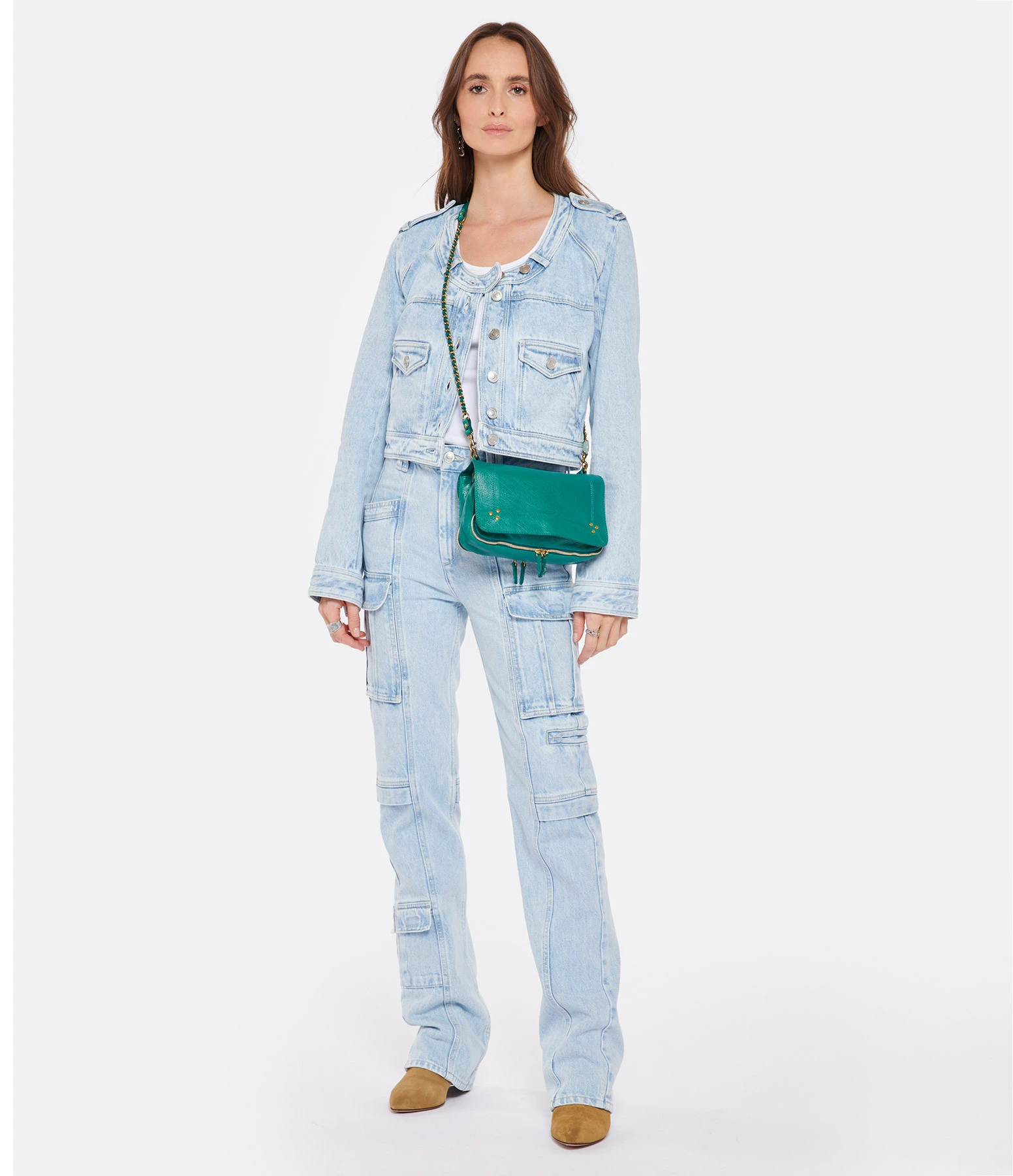 Isabel Marant Jean Vokayo Coton Bleu Clair 8 Isabel Marant Jean Vokayo Coton Bleu Clair – Image 6