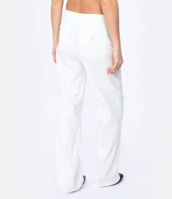 Isabel Marant Pantalon Scarly Chanvre Blanc -ANINE BING Boutique imarp look20221228 23