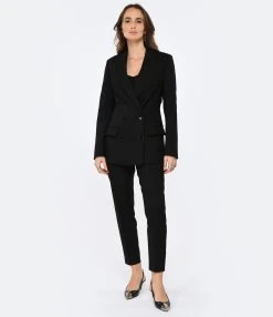 Isabel Marant Pantalon Sioliran Chanvre Noir 13 Isabel Marant Pantalon Sioliran Chanvre Noir -ANINE BING Boutique imarp look20221228 39