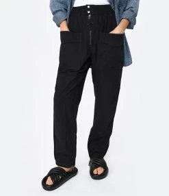 Isabel Marant Pantalon Homme Tilseno Coton Noir Délavé 12 Isabel Marant Pantalon Homme Tilseno Coton Noir Délavé -ANINE BING Boutique imarp look20221228 51