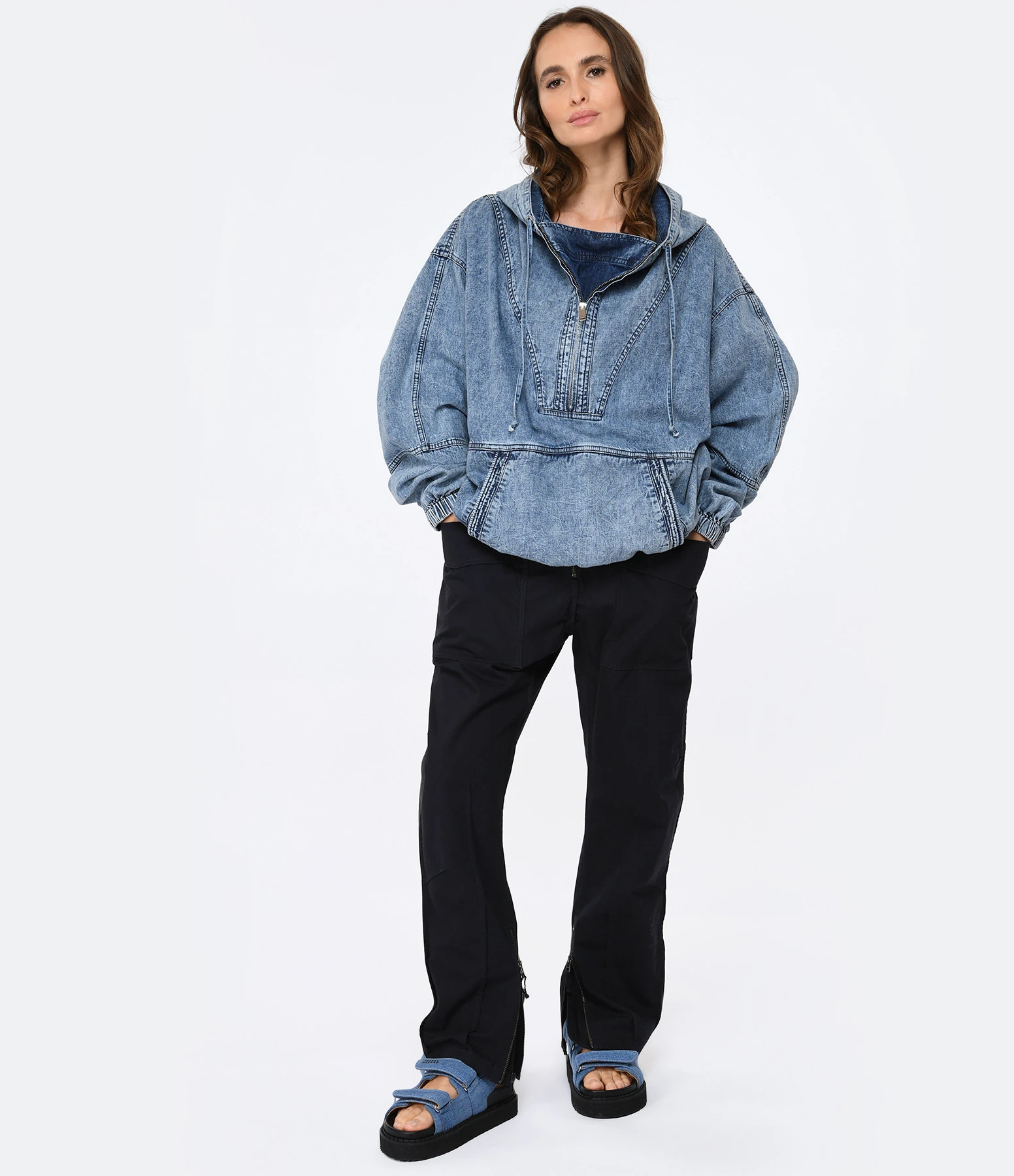 Isabel Marant Pantalon Homme Tilseno Coton Noir Délavé 9 Isabel Marant Pantalon Homme Tilseno Coton Noir Délavé – Image 7