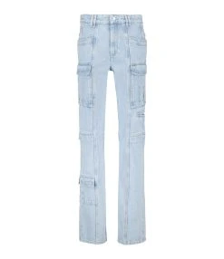 Isabel Marant Jean Vokayo Coton Bleu Clair