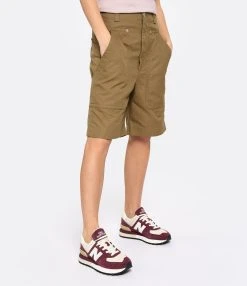 Isabel Marant Short Homme Kilano Coton Kaki -ANINE BING Boutique imars look20221215 96