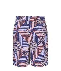 ANINE BING Boutique 32 Isabel Marant Short Homme Edoardo Coton Bleu Rouge