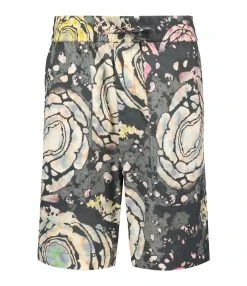 Isabel Marant Short Homme Bakino Coton Noir Délavé