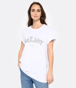 Isabel Marant Tee-shirt Homme Honore Coton Blanc -ANINE BING Boutique imart look20221215 76