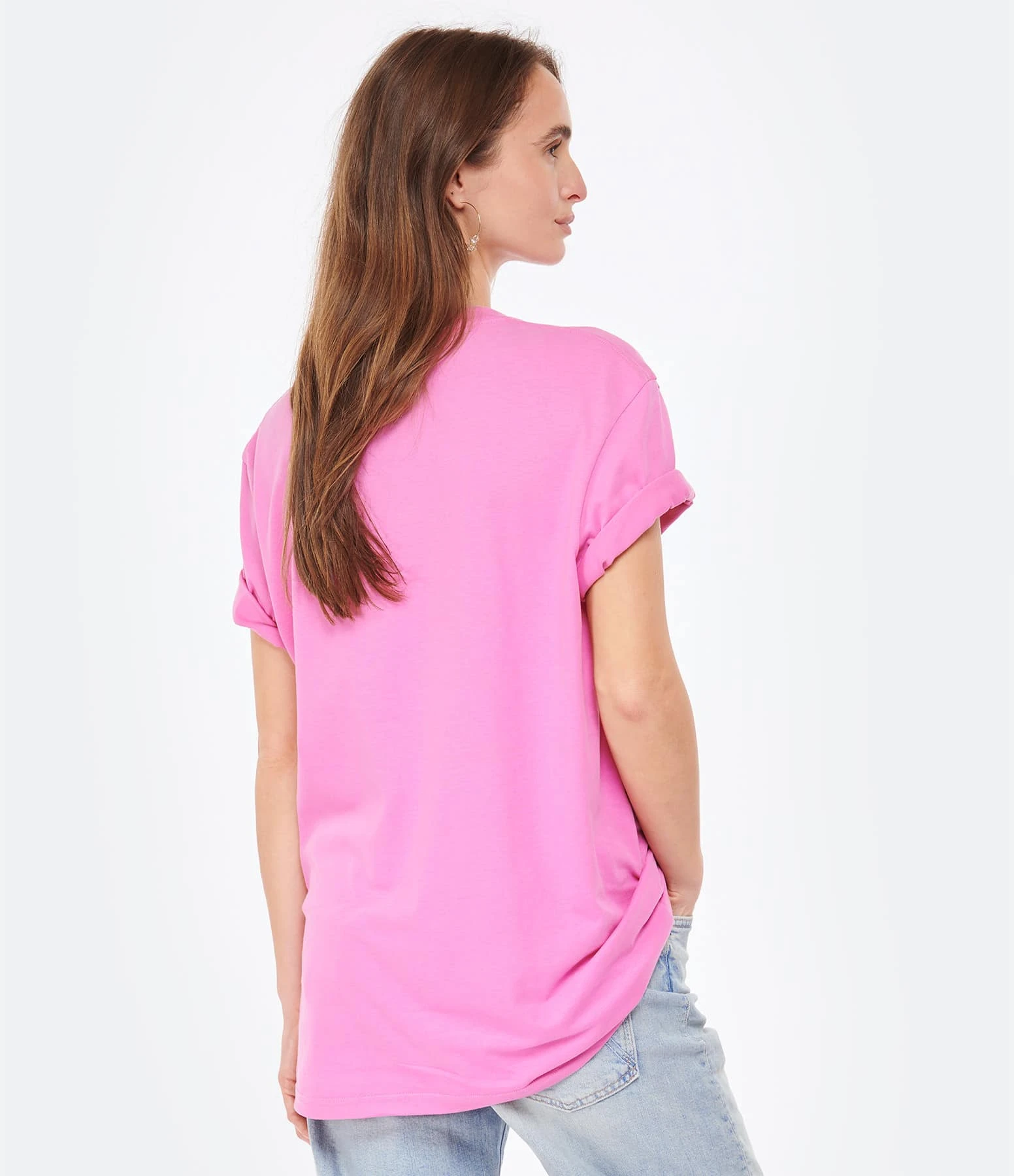 Isabel Marant Tee-shirt Homme Honore Coton Rose 6 Isabel Marant Tee-shirt Homme Honore Coton Rose – Image 4