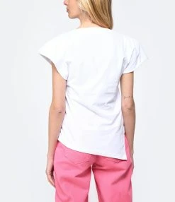 Isabel Marant Tee-shirt Sebani Coton Blanc -ANINE BING Boutique imart look20230214 126