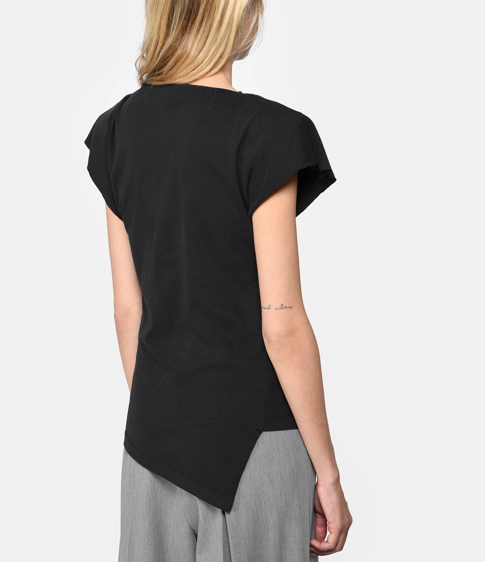 Isabel Marant Tee-shirt Sebani Coton Noir 6 Isabel Marant Tee-shirt Sebani Coton Noir – Image 4