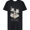 Isabel Marant Tee-shirt Homme Zafferh Coton Noir -ANINE BING Boutique imart50036 pck20221223 1