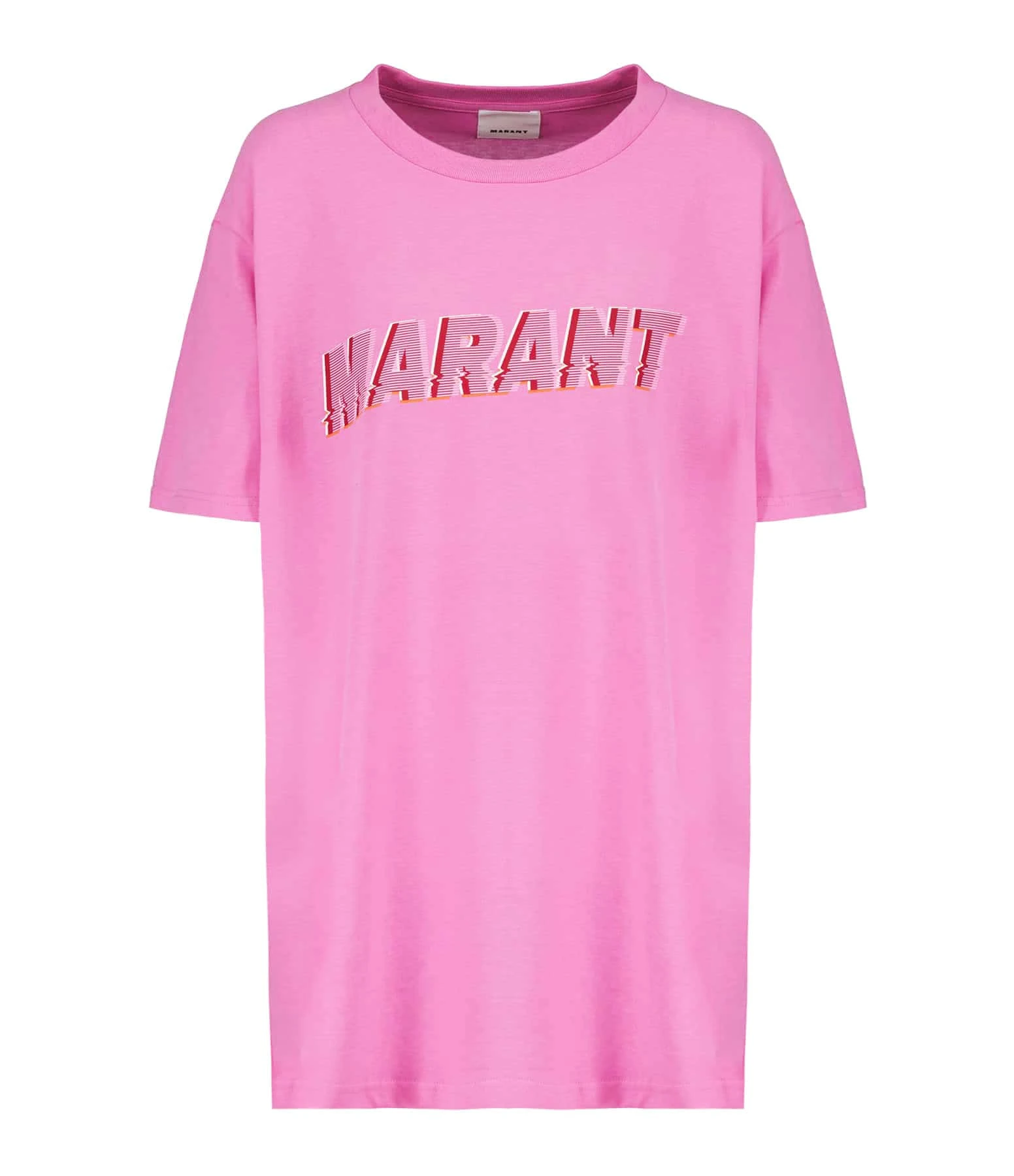 Isabel Marant Tee-shirt Homme Honore Coton Rose 3 Isabel Marant Tee-shirt Homme Honore Coton Rose