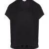 JEANNE VOULAND Tee-shirt Bach Col Rond Lyocell Noir