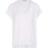 JEANNE VOULAND Tee-shirt Bacha Col V Lyocell Blanc -ANINE BING Boutique img 3288 5222222552012 1