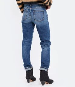 IRO Jean Shama Coton Bleu Foncé -ANINE BING Boutique iro22 look20220720 228