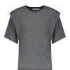 IRO Tee-shirt Fortuna Coton Gris Foncé -ANINE BING Boutique iro2350117 pck20221216 1