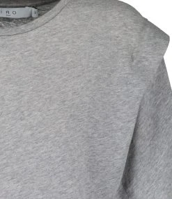 IRO Tee-shirt Fortuna Coton Gris Mélangé -ANINE BING Boutique iro2350118 pck20221216 2