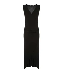 IRO Robe Longue Cindya Noir