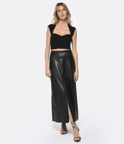 JONATHAN SIMKHAI Top Court Abia Noir -ANINE BING Boutique jonsi look20221214 100