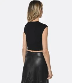 JONATHAN SIMKHAI Top Court Abia Noir -ANINE BING Boutique jonsi look20221214 108