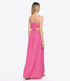 JONATHAN SIMKHAI Robe Amora Rose Berry -ANINE BING Boutique jonsi look20221214 335