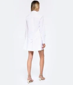 JONATHAN SIMKHAI Robe Shaelyn Coton Blanc 7 JONATHAN SIMKHAI Robe Shaelyn Coton Blanc -ANINE BING Boutique jonsi look20221214 377