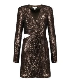 JONATHAN SIMKHAI Robe Blazer Conrad Sequins Sable