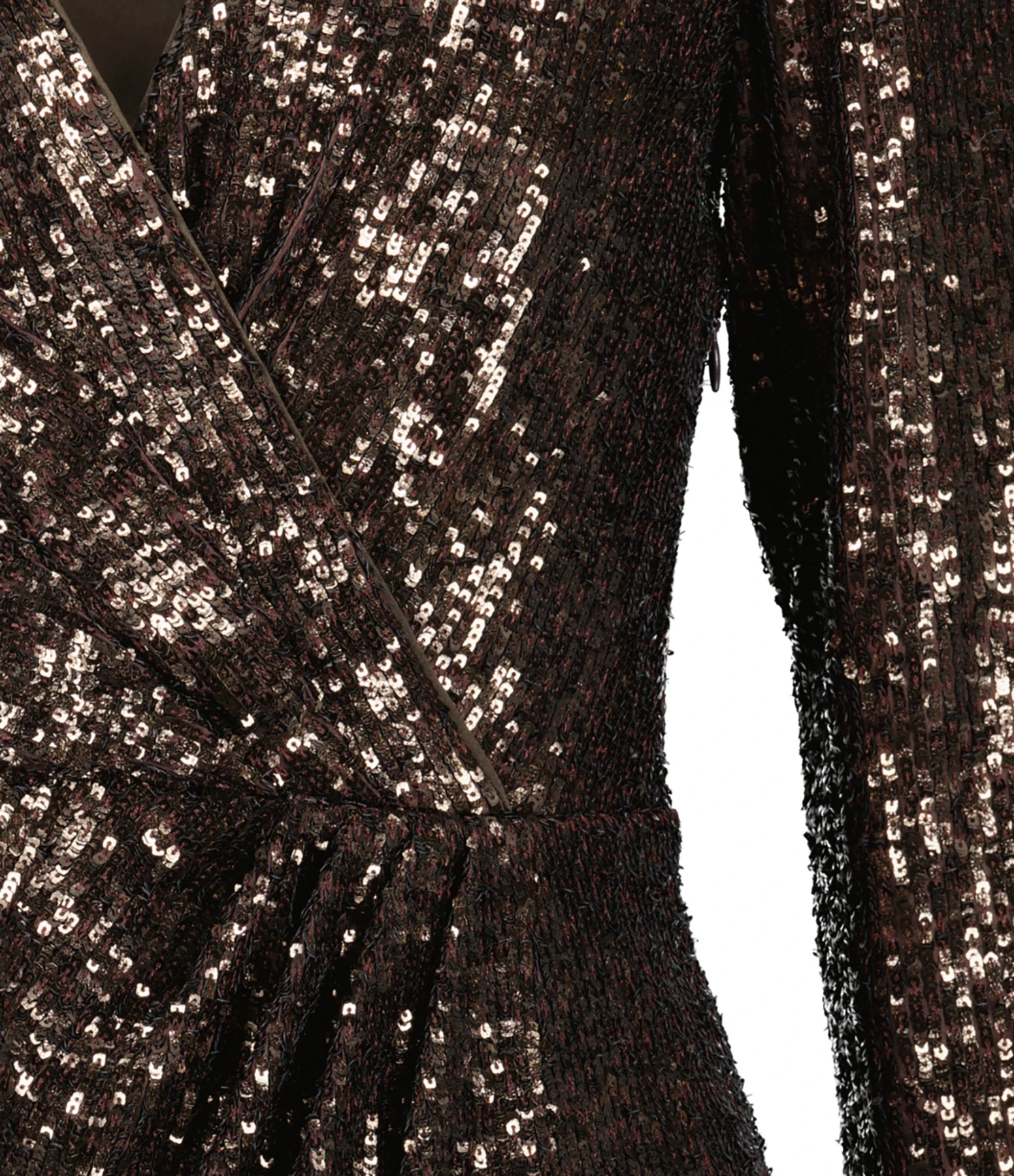 JONATHAN SIMKHAI Robe Blazer Conrad Sequins Sable 4 JONATHAN SIMKHAI Robe Blazer Conrad Sequins Sable – Image 2