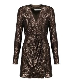 JONATHAN SIMKHAI Robe Blazer Monty Sequins Sable