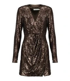 JONATHAN SIMKHAI Robe Blazer Monty Sequins Sable