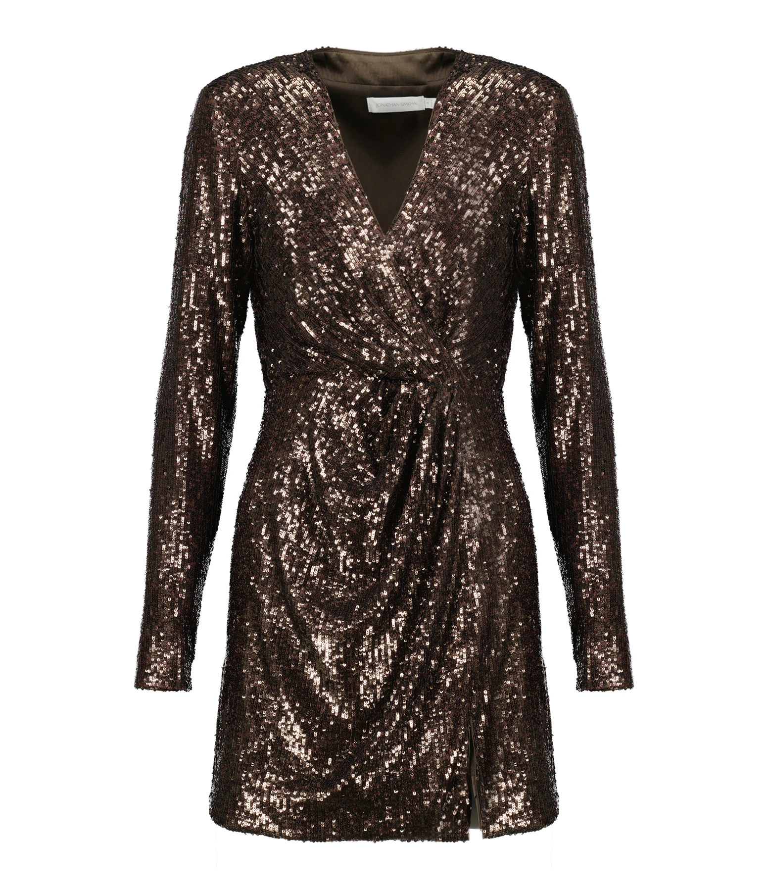 JONATHAN SIMKHAI Robe Blazer Monty Sequins Sable 3 JONATHAN SIMKHAI Robe Blazer Monty Sequins Sable