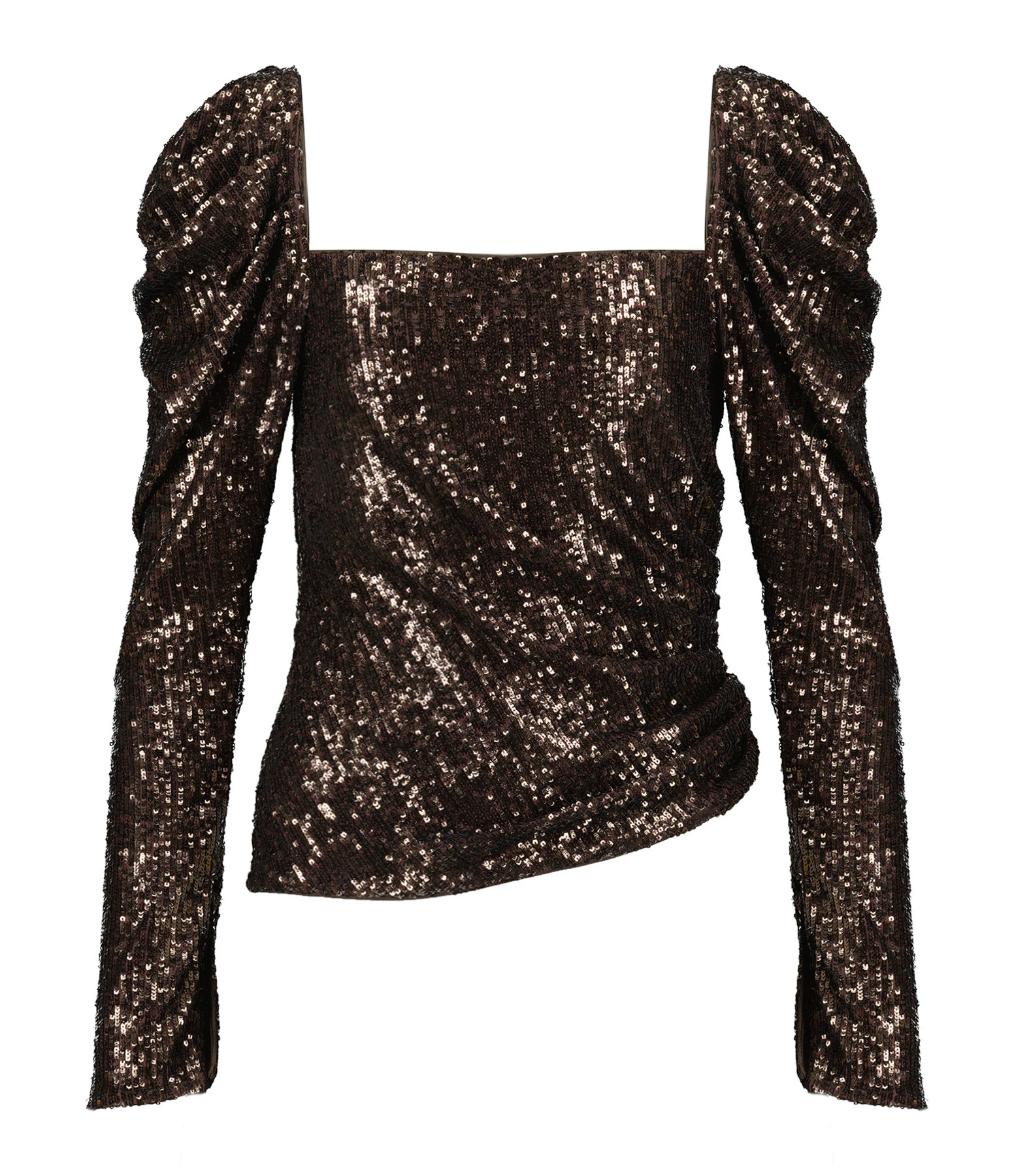 JONATHAN SIMKHAI Top Allura Sequins Sable 3 JONATHAN SIMKHAI Top Allura Sequins Sable