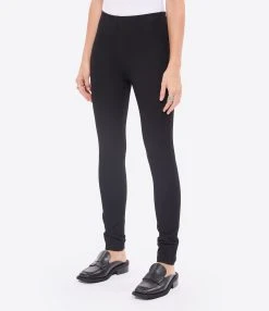 Joseph Pantalon Legging Coton Noir 10 Joseph Pantalon Legging Coton Noir -ANINE BING Boutique josep look20220629 267